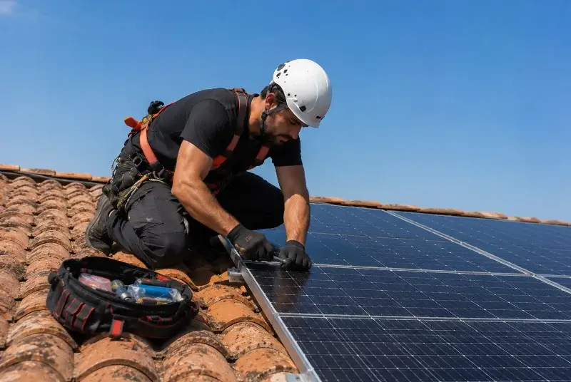 Maintenance et monitoring de panneaux solaires à Macau